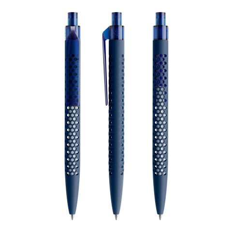 Werbeartikel Prodir QS40 Druckkugelschreiber Soft Touch – marineblau – mit Logo bedruckt