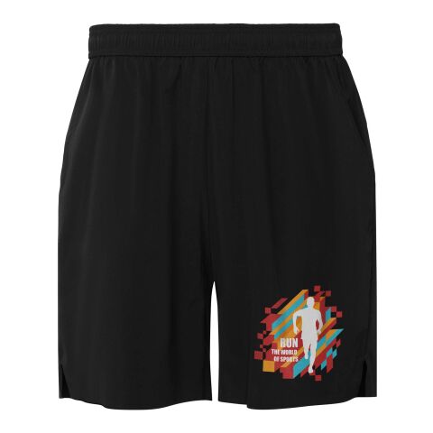 48h Express-Druck Werbeartikel Murray Sportshorts Unisex – schwarz – 2XL – mit Logo bedruckt