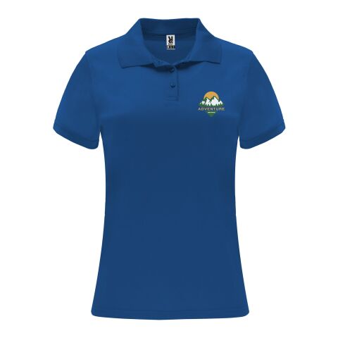 PF Concept Deutschland GmbH 48h Express-Druck Werbeartikel Monzha Sport Poloshirt für Damen – royalblau – M – mit Logo bedruckt