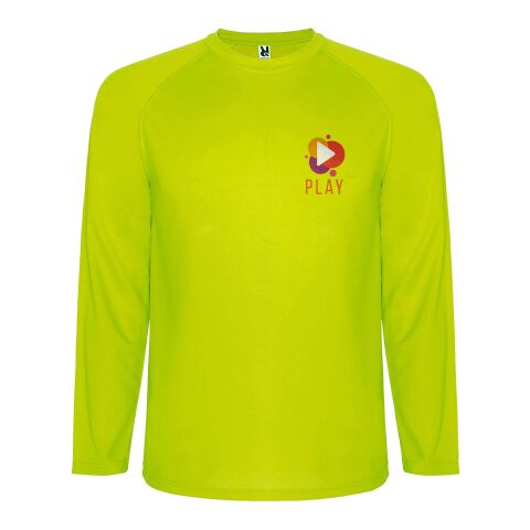 Montecarlo Langarm Sport-Shirt für Männer Standard | Fluor Yellow | M | ohne Werbeanbringung | Nicht verfügbar | Nicht verfügbar | Nicht verfügbar