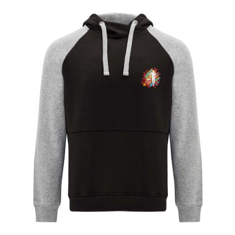 Badet zweifarbiger Kapuzenpullover Unisex Standard | schwarz-heather grau | L | ohne Werbeanbringung | Nicht verfügbar | Nicht verfügbar | Nicht verfügbar