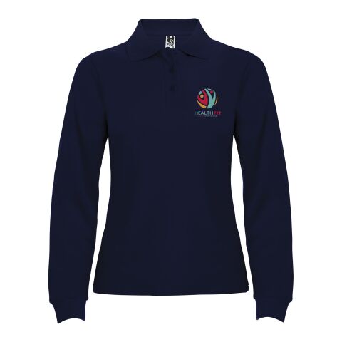 Estrella Langarm Poloshirt für Damen Standard | Navy Blue | 2XL | ohne Werbeanbringung | Nicht verfügbar | Nicht verfügbar | Nicht verfügbar