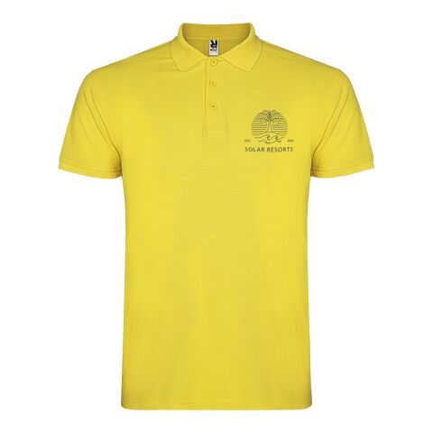Star Poloshirt für Herren Standard | gelb | S | ohne Werbeanbringung | Nicht verfügbar | Nicht verfügbar | Nicht verfügbar