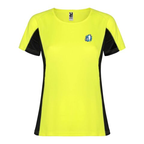 Shanghai Sport T-Shirt für Damen Standard | Fluor Yellow-schwarz | L | ohne Werbeanbringung | Nicht verfügbar | Nicht verfügbar | Nicht verfügbar