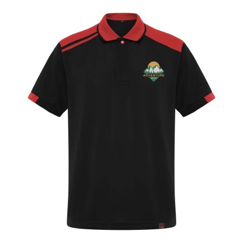 Samurai Kurzärmeliges Poloshirt mit antibakterieller Wirkung, 160 g/m2, unisex Standard | schwarz-rot | 2XL | ohne Werbeanbringung | Nicht verfügbar | Nicht verfügbar | Nicht verfügbar
