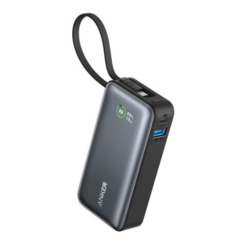 Anker Nano Powerbank 30W, mit integriertem USB-C-Kabel schwarz