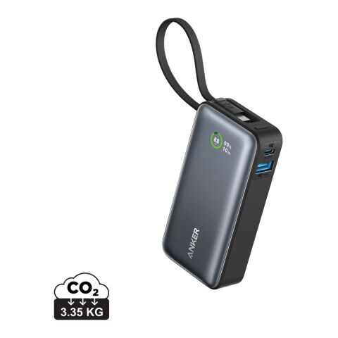 Anker Nano Powerbank 30W, mit integriertem USB-C-Kabel schwarz