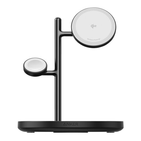 Anker MagGo Kabellose Ladestation (3-in-1 Ständer) schwarz