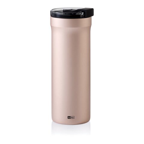 Werbeartikel AdHoc Thermobecher Pulse – braun – mit Logo bedruckt
