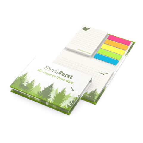 Haftnotiz-Set Brüssel RECYCLING 50/50 Haftzettel Umschlag recycelt