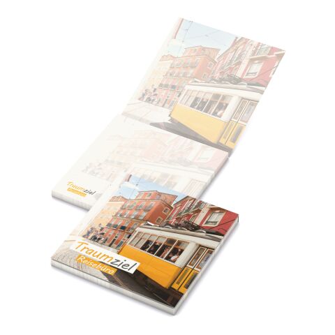 Haftnotizblock Cover Karton RECYCLING Format mittel Naturkarton-Umschlag ohne Werbeanbringung | ohne Werbeanbringung | ohne Werbeanbringung