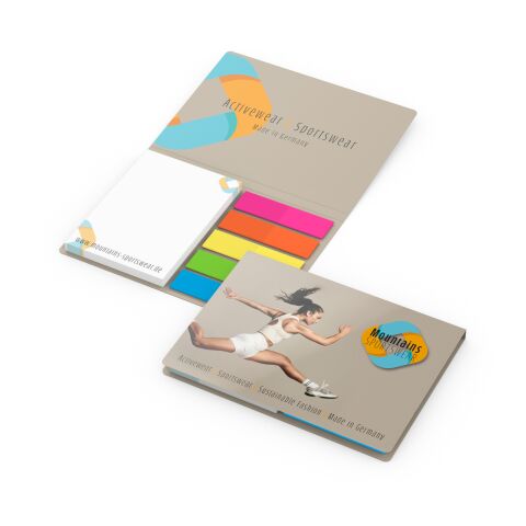 Haftnotiz-Set Lissabon Zettel klein Karton-Umschlag mit Kopföffnung 104 × 76 mm | ohne Werbeanbringung | ohne Werbeanbringung | ohne Werbeanbringung | matt