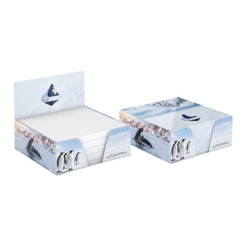 Haftnotiz-Box Pop-Up-Box Haftnotizblöcke weiß Karton-Box individuell bedruckt 72 × 72 mm | Nicht verfügbar | ohne Werbeanbringung | 250.0 | weiß