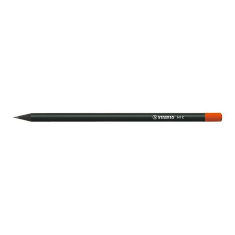 STABILO Grafitstift schwarz mit Tauchkappe schwarz | ohne Werbeanbringung