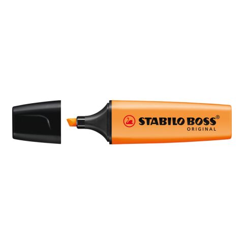 Werbeartikel STABILO BOSS ORIGINAL Leuchtmarkierer – orange – mit Logo bedruckt