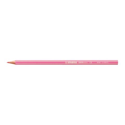 Werbeartikel STABILO GREENcolors Farbstift – rosa – mit Logo bedruckt