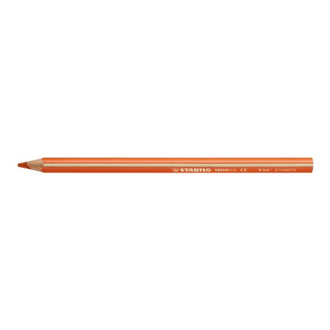 Werbeartikel STABILO GREENtrio Farbstift – orange – mit Logo bedruckt