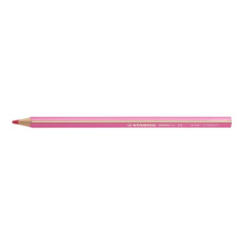 Werbeartikel STABILO GREENtrio Farbstift – rosa – mit Logo bedruckt