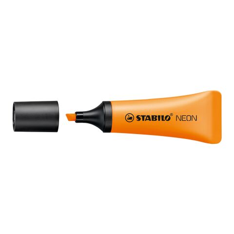 Werbeartikel STABILO NEON Leuchtmarkierer – orange – mit Logo bedruckt