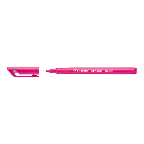Werbeartikel STABILO sensor colorful Tintenfeinschreiber – pink – mit Logo bedruckt