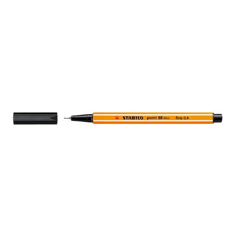 Werbeartikel STABILO point 88 Mini Fineliner – schwarz – mit Logo bedruckt