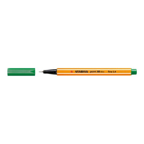 Werbeartikel STABILO point 88 Mini Fineliner – grün – mit Logo bedruckt