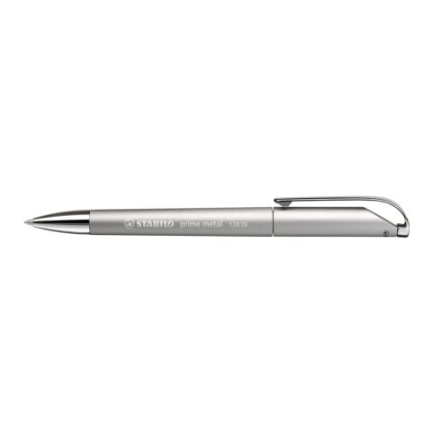 Werbeartikel STABILO prime metal Kugelschreiber – silber – mit Logo bedruckt