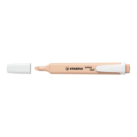 Werbeartikel STABILO swing cool NatureCOLORS Leuchtmarkierer – beige – mit Logo bedruckt