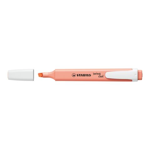 Werbeartikel STABILO swing cool Pastel Leuchtmarkierer – orange – mit Logo bedruckt