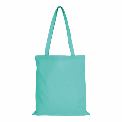Werbeartikel TEXXILLA Baumwolltasche CLASSIC mit zwei langen Henkeln, 140 g/m² – limone – mit Logo bedruckt