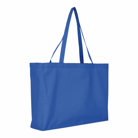 Werbeartikel TEXXILLA Cotton-Shopper, ca. 140 g/m² – königsblau – mit Logo bedruckt