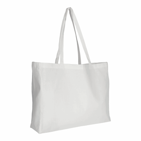 Werbeartikel TEXXILLA Cotton-Shopper, ca. 140 g/m² – weiss – mit Logo bedruckt