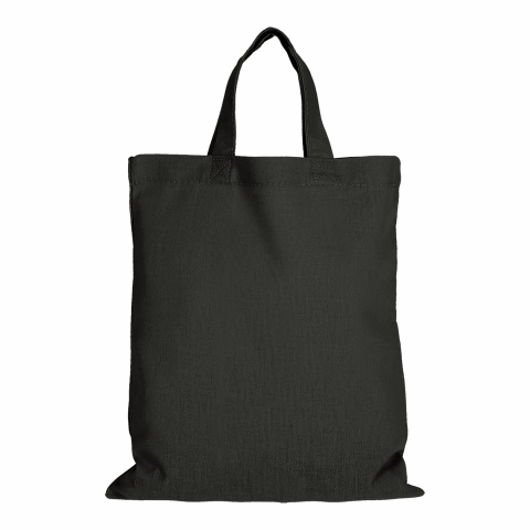 Werbeartikel TEXXILLA Apothekertasche, ca. 140 g/m² – schwarz – mit Logo bedruckt