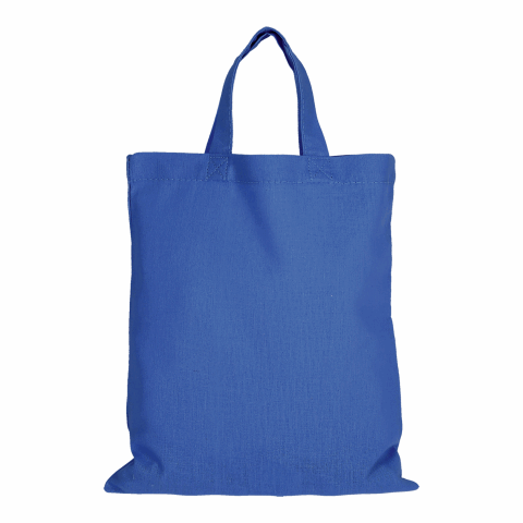 Werbeartikel TEXXILLA Midi – Baumwolltasche, ca. 140 g/m² – königsblau – mit Logo bedruckt