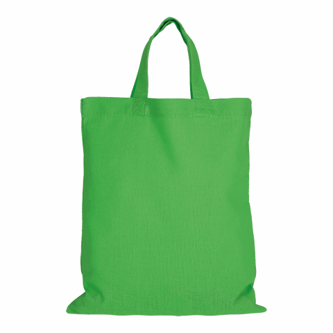 Werbeartikel TEXXILLA Midi – Baumwolltasche, ca. 140 g/m² – grün – mit Logo bedruckt