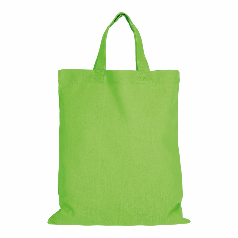 Werbeartikel TEXXILLA Midi – Baumwolltasche, ca. 140 g/m² – hellgrün – mit Logo bedruckt