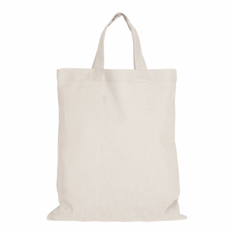 Werbeartikel TEXXILLA Midi – Baumwolltasche, ca. 140 g/m² – beige – mit Logo bedruckt