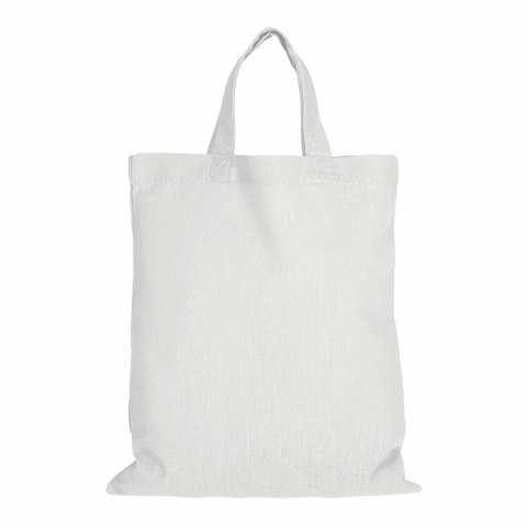 Werbeartikel TEXXILLA Midi – Baumwolltasche, ca. 140 g/m² – weiss – mit Logo bedruckt