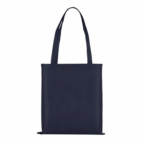 Werbeartikel TEXXILLA PP-Tasche Classic mit zwei langen Henkeln – marineblau – mit Logo bedruckt