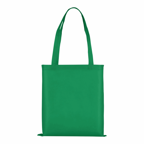 Werbeartikel TEXXILLA PP-Tasche Classic mit zwei langen Henkeln – dunkelgrün – mit Logo bedruckt