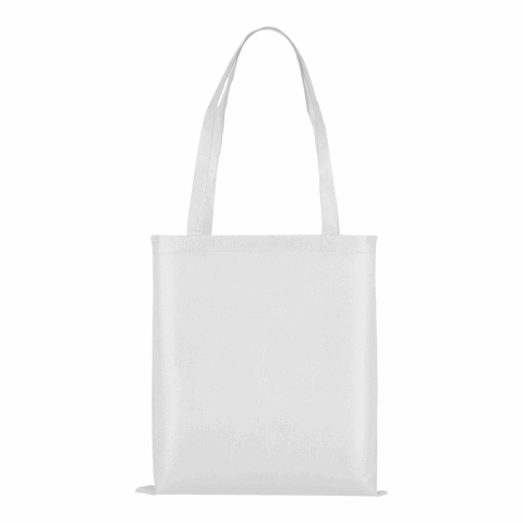 Werbeartikel TEXXILLA PP-Tasche Classic mit zwei langen Henkeln – weiss – mit Logo bedruckt