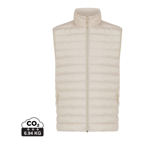 IQONIQ Meru Herren Bodywarmer aus recyceltem Polyester beige | L | ohne Werbeanbringung | Nicht verfügbar | Nicht verfügbar | Nicht verfügbar