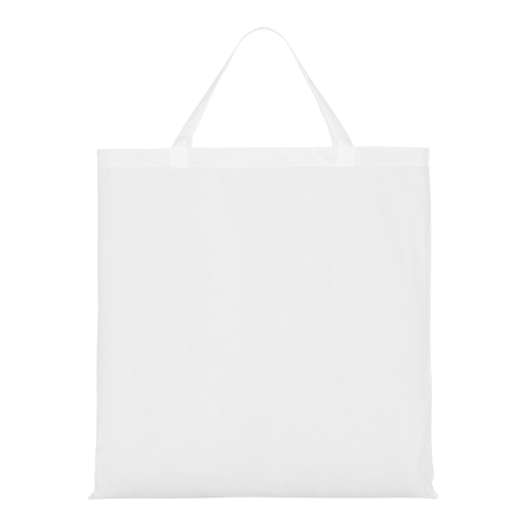 Werbeartikel TEXXILLA QUADRATISCH, PRAKTISCH, GUT – PP-Tasche – weiss – mit Logo bedruckt