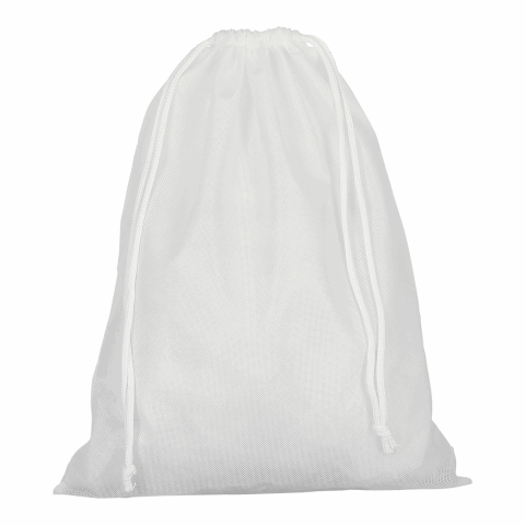 Werbeartikel TEXXILLA Zuziehbeutel aus Polypropylen, 30 x 45 cm – weiss – mit Logo bedruckt