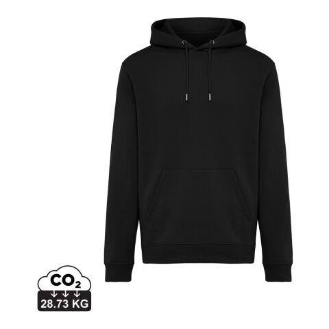 IQONIQ Joshua Hoodie aus recycelter Baumwolle schwarz | S
