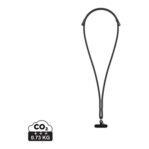 VINGA Baltimore RCS Ladekabel/Lanyard schwarz | ohne Werbeanbringung | Nicht verfügbar | Nicht verfügbar