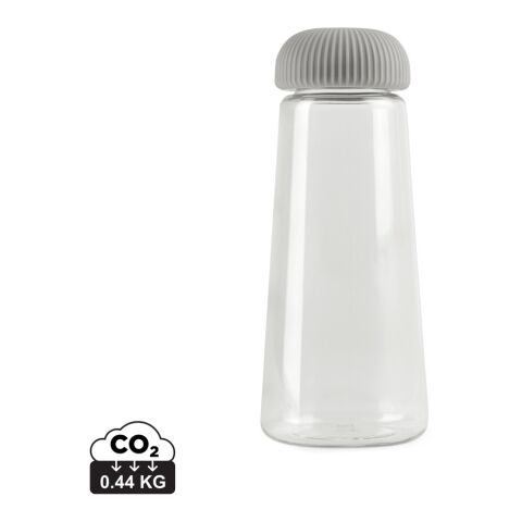 Nachhaltiger Werbeartikel VINGA Erie 575 ml Trinkflasche kegelförmig aus 66% RCS-recyceltem PET ergonomisch & standsicher – weiss – mit Logo bedruckt