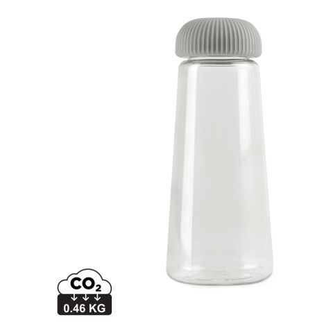 Werbeartikel VINGA Erie 575 ml Trinkflasche kegelförmig aus 66% RCS-recyceltem PET ergonomisch & standsicher – absolutes weiss – mit Logo bedruckt