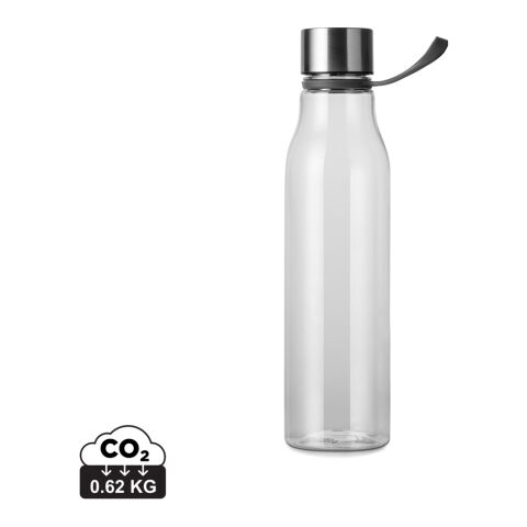 Werbeartikel VINGA Lean 800 ml Wasserflasche RCS-zertifiziert recyceltes PET BPA-frei mit Trageschlaufe & Griff – weiss – mit Logo bedruckt