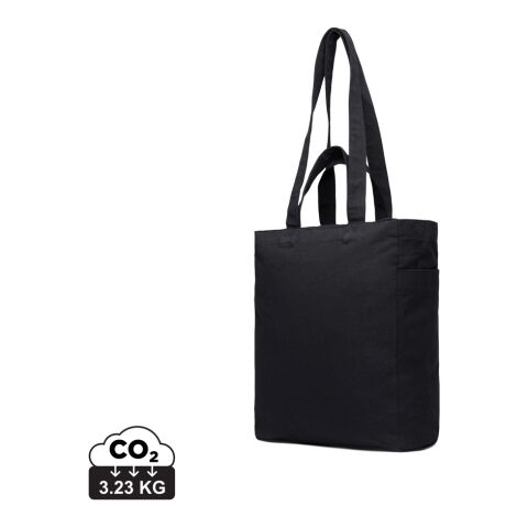 VINGA Hilo AWARE™ Tasche mit Reißverschluss aus rec. Canvas schwarz | ohne Werbeanbringung | Nicht verfügbar | Nicht verfügbar | Nicht verfügbar